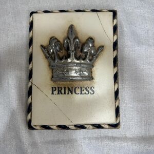 Sid Dickens Cream and Silver Princess Wall Decor